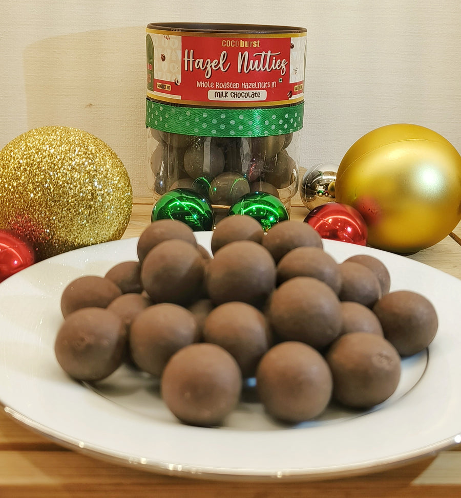 Hazel Nutties - Whole Roasted Hazelnuts In Milk Chocolate